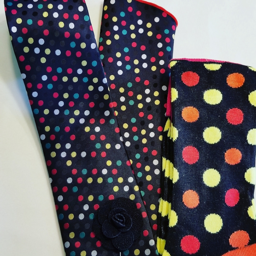 Socks and necktie